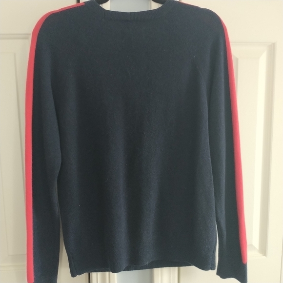 Juicy Couture Black Label Italian Cashmere Striped Sleeve  JUICY Sweater S - Picture 7 of 15